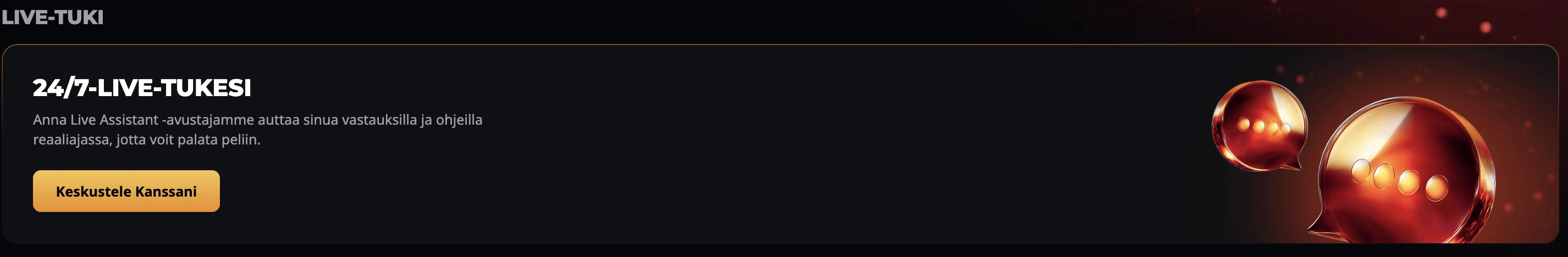 Instant Casino turvallisuus ja tuki